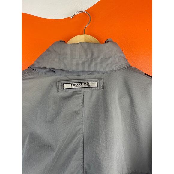VTG Nautica Windbreaker Jacket Men's Medium Competition Vented Sleeves Sailing - Picture 4 of 12